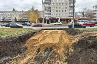 незаконное строительство дороги на улице Лесной