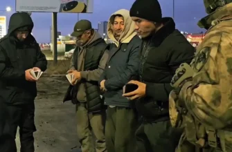 мигранты задержаны на дороге