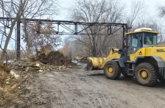 ликвидация свалки на пересечении улиц Радищева и Новопромышленной