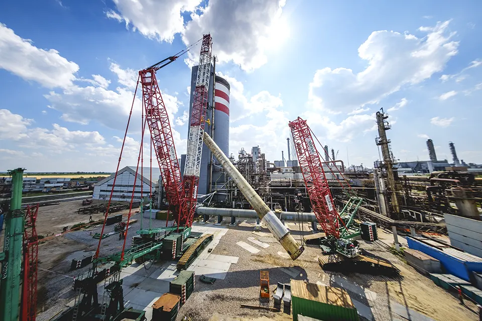 ремонт первого агрегата карбамида на ТОАЗе