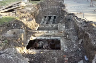 старые трубы коммунальных сетей