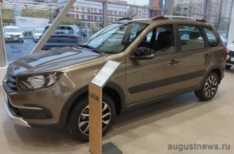 новый автомобиль лада гранта кросс в автосалоне