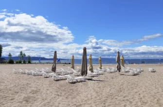 пляж в Портпоселке