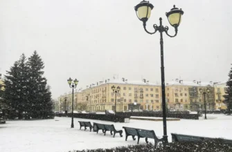 площадь свободы зимой