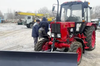 новый трактор для уборки снега