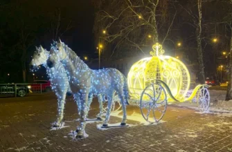 новогодняя инсталляция в Ульяновске