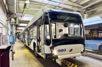 новый троллейбус в ТТУ