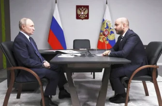 президент и губернатор на рабочей встрече