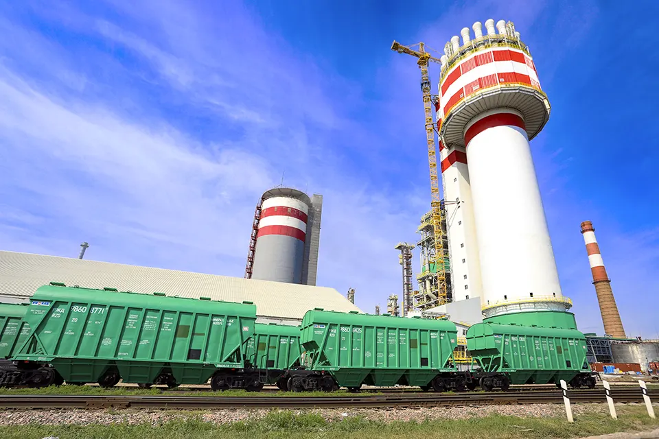 грузовой состав на ТОАЗе