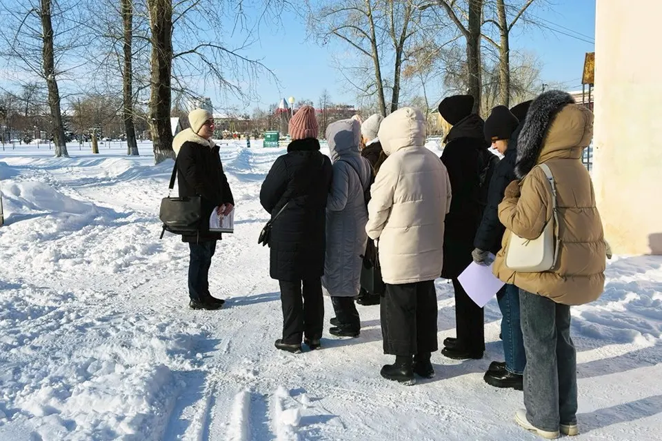 экскурсия в парке Центрального района