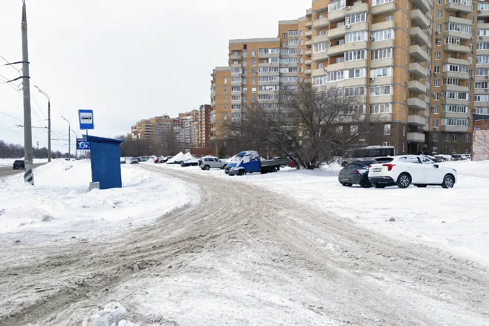 территория строительства дублера на улице Спортивной