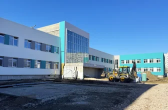 строительство школы в 18 квартале