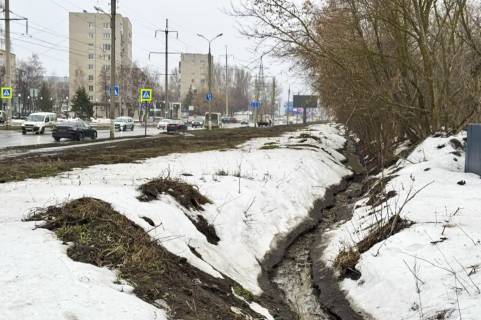 улица лесная паводок вода водоотведение на улице Лесной