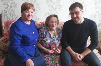 вручение медали ветерану ВОВ