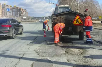 ямочный ремонт на улице Спортивной