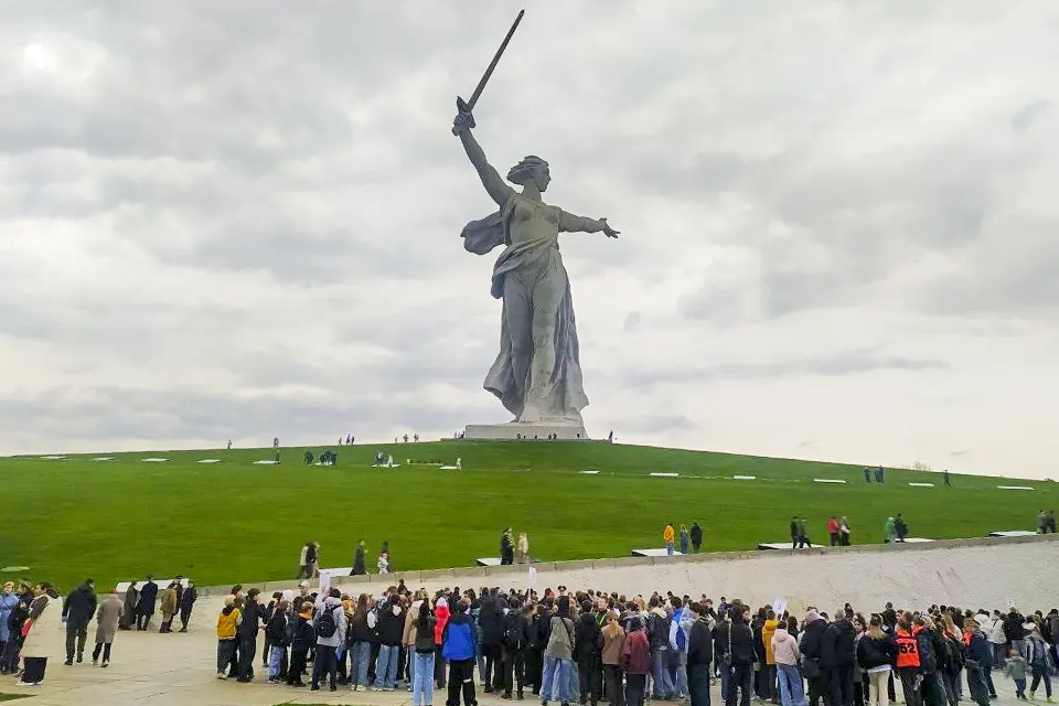 Родина-Мать на Мамаевом кургане