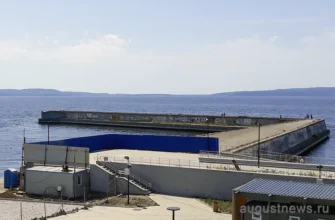 пирс на набережной в тольятти