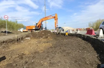 ремонт участка дороги Тольятти-Ягодное