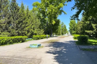 аллея в парке Центрального района