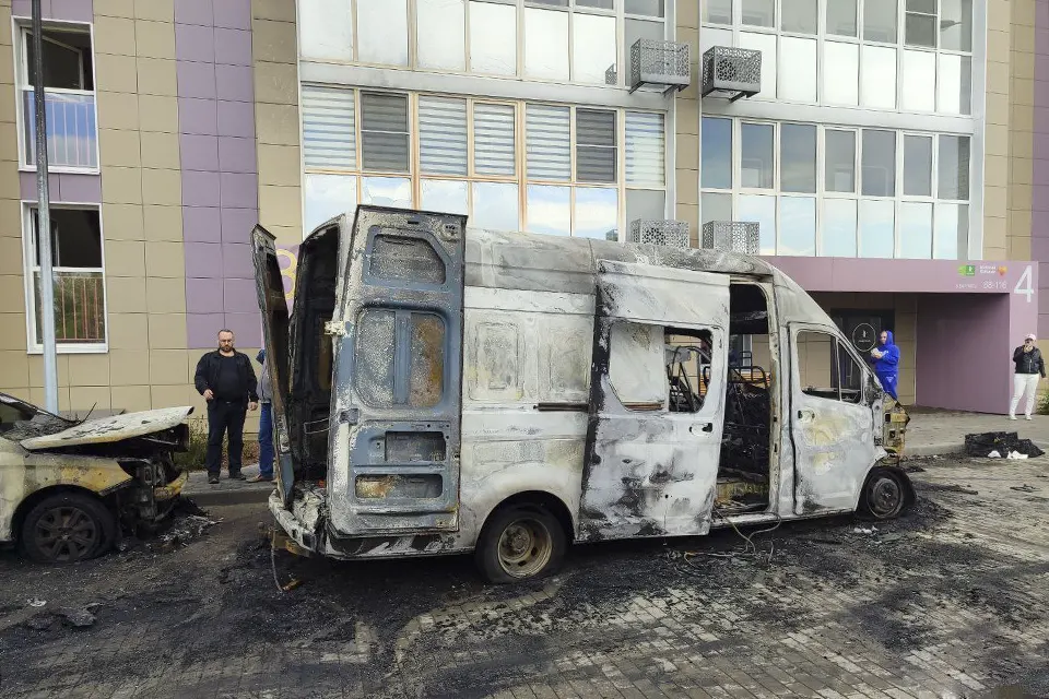 Газель после пожара