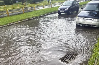 подтопление на улице Банкина