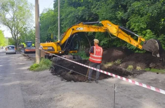 ремонт тротуара по бульвару Здоровья