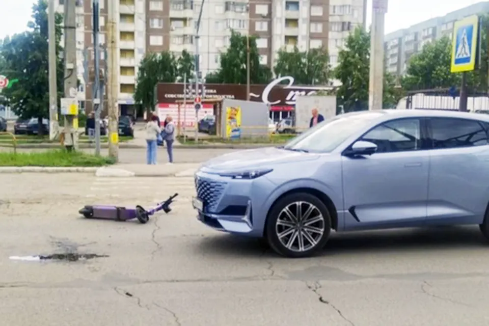 дтп 23-06-2025 электросамокат ДТП23 июня 2025 года на улице 70 лет Октября