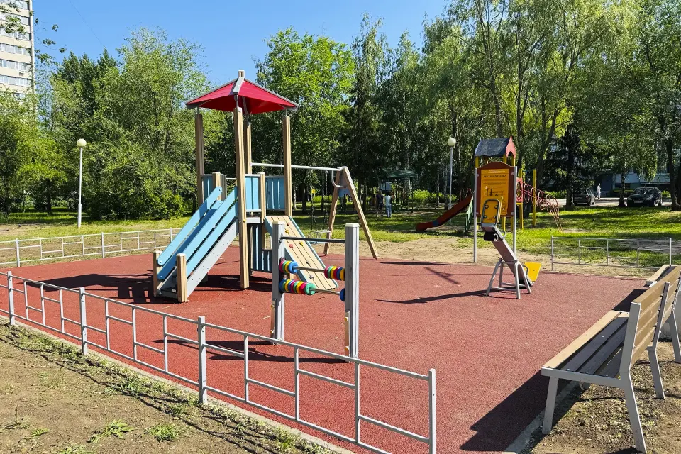 новая детская площадка