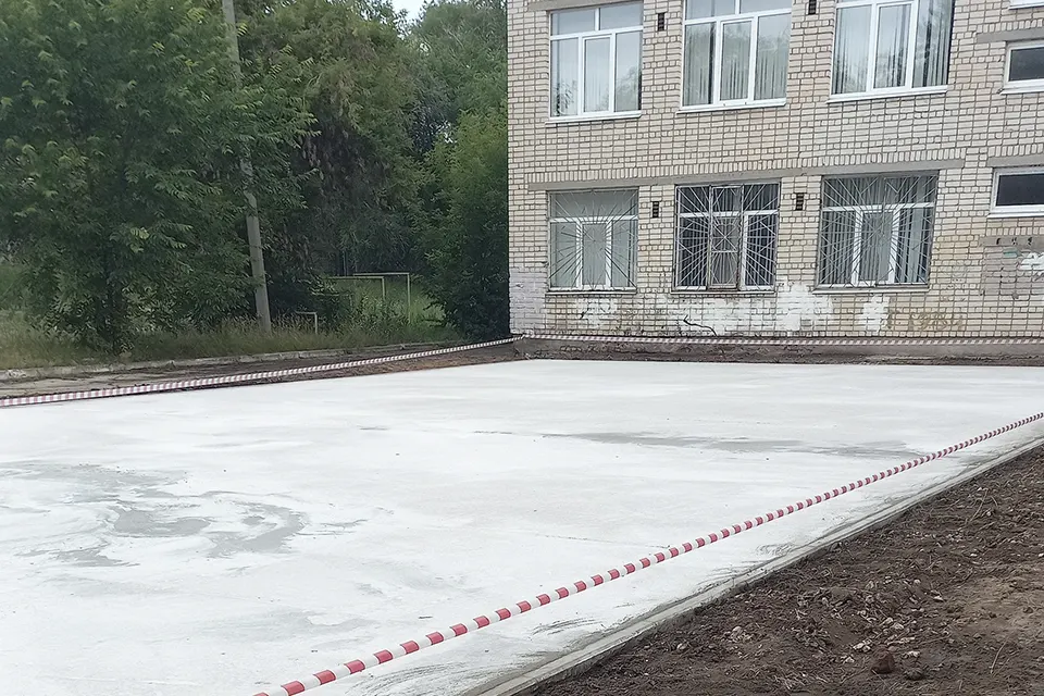 основание для спортивной площадки