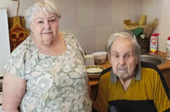 ветеран ВОВ с дочерью