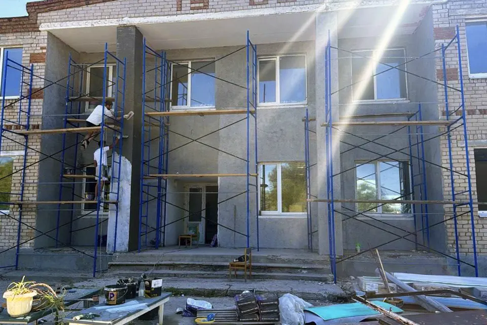 ремонт амбулатории в Хрящевке