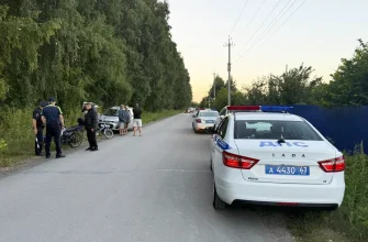 задержание водителя мопеда