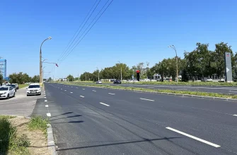 новое дорожное покрытие на улице Заставной