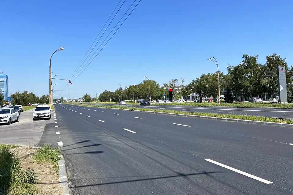 новое дорожное покрытие на улице Заставной