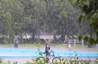 летний ливень