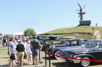 автомобили на ретрофестивале Жигули