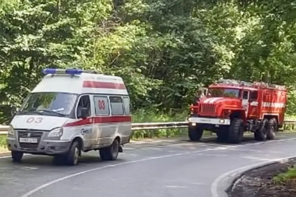 скорая и пожарная на месте дтп