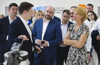 министр сельского хозяйства на предприятии
