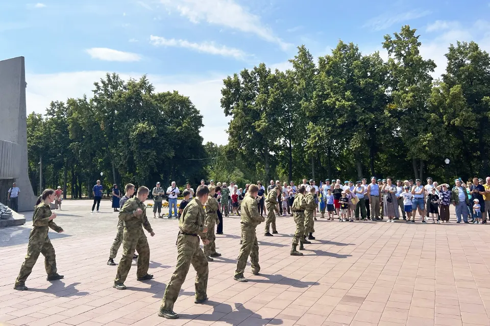 выступление военно-патриотического клуба