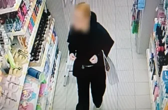 девушка в магазине косметики