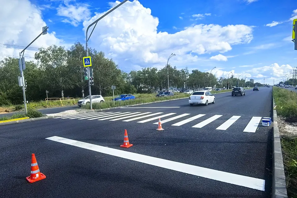 пешеходный переход на улице Заставной