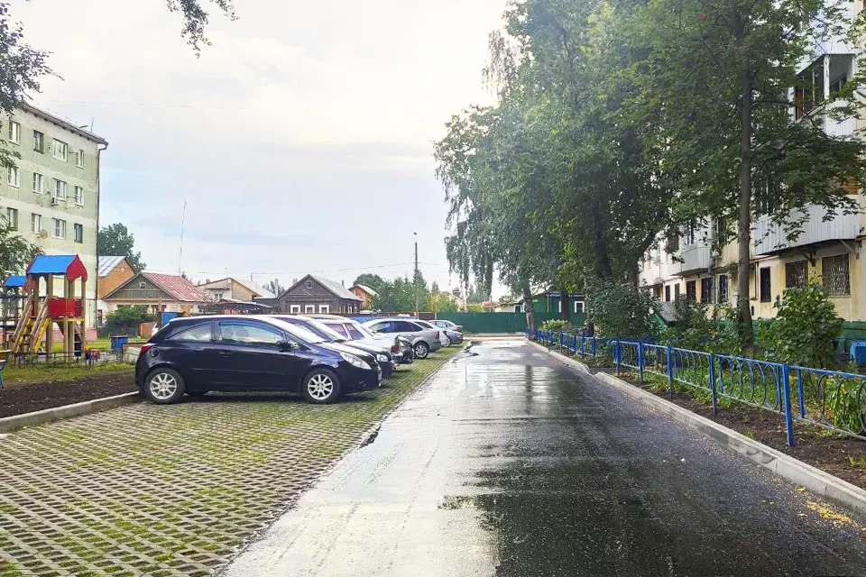экопарковка во дворе