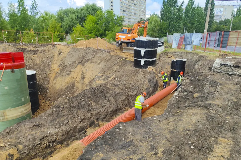 трубопровод к насосной станции