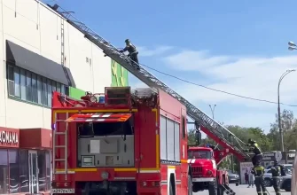 пожар в торговом центре