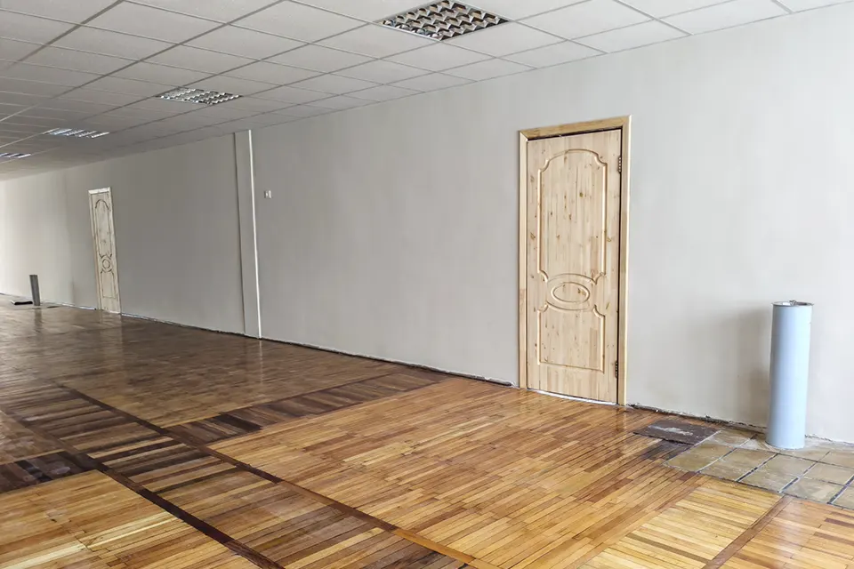 новые двери в школе