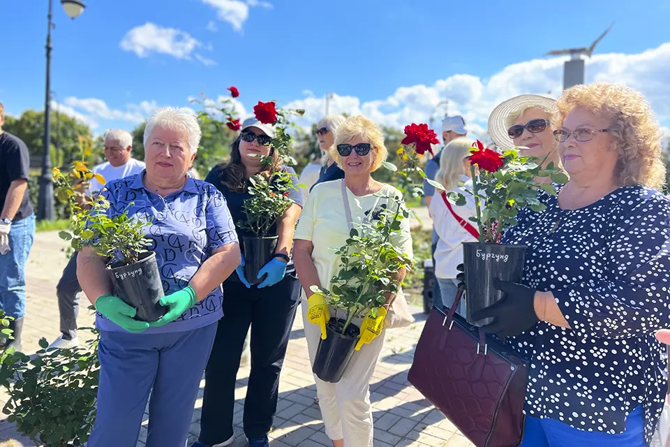 акция по посадке роз