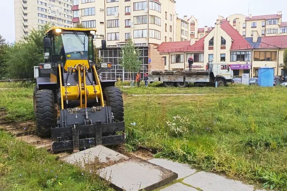 демонтаж тротуарных плит