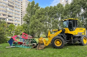 демонтаж старой детской площадки