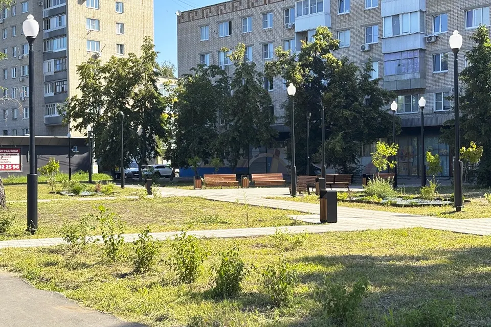 карманный парк на улице Лесной