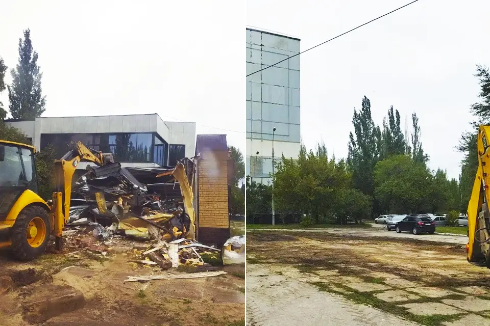 ликвидирован торговый павильон на улице Баныкина